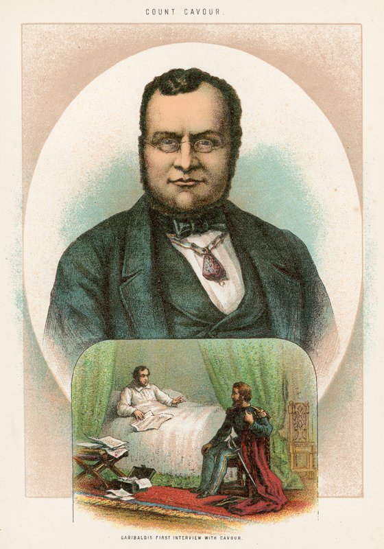 Première rencontre de Garibaldi avec Cavour - English School