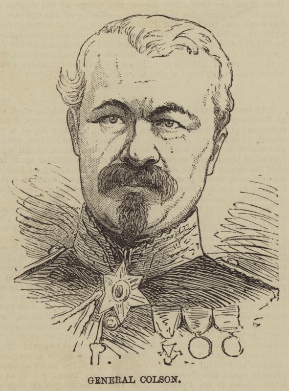 Général Colson (gravure) - English School