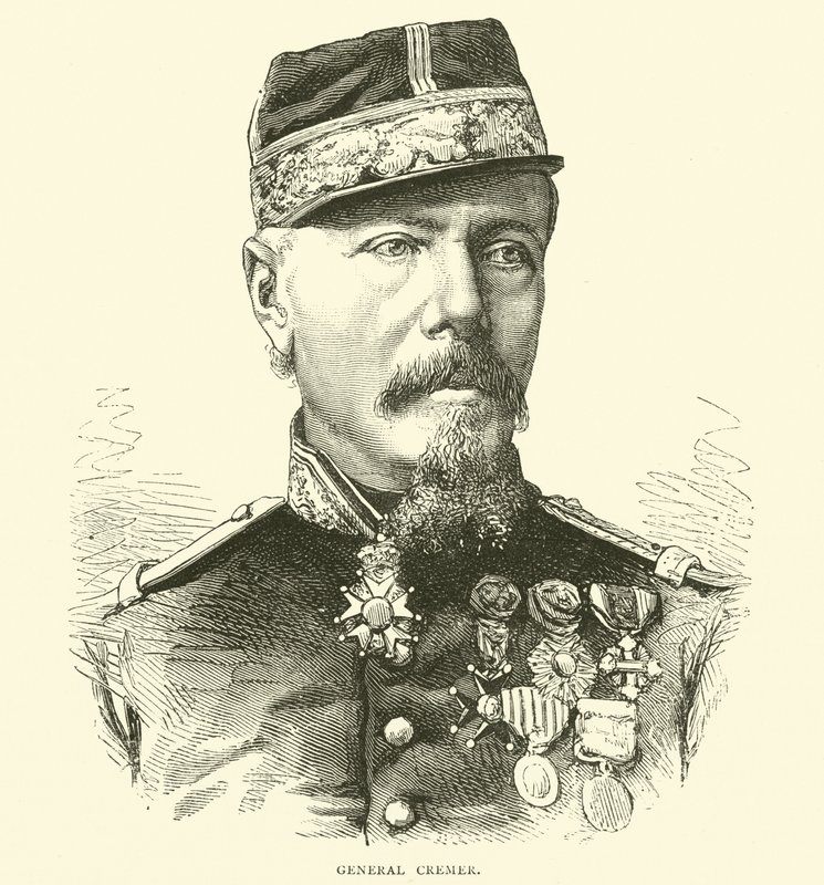 Général Cremer, octobre 1870 - English School