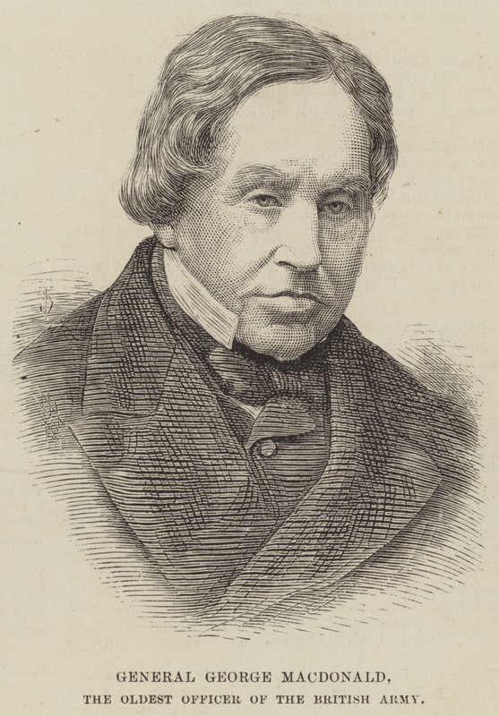 Le général George MacDonald, le plus ancien officier de l
