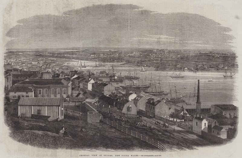 Vue générale de Sydney, Nouvelle-Galles du Sud - English School
