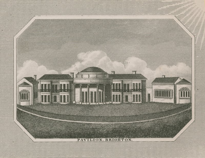 Vue générale du domaine du Royal Pavilion - English School