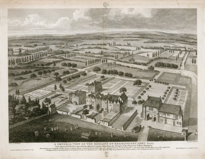 Vue générale des vestiges de l