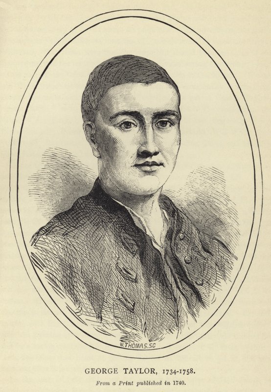 George Taylor, 1734-1758, d