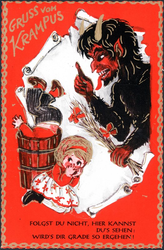 Carte de Noël allemande - English School