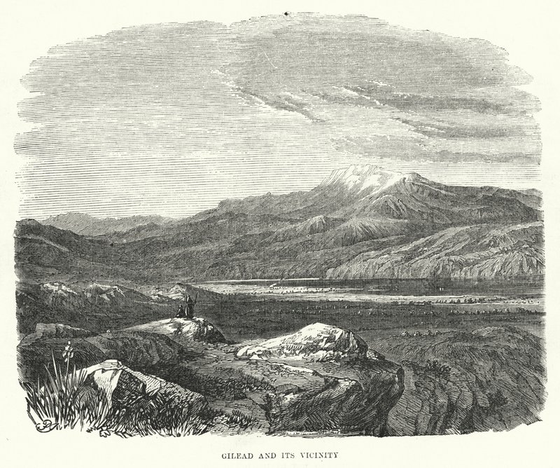 Galaad et ses environs (gravure) - English School