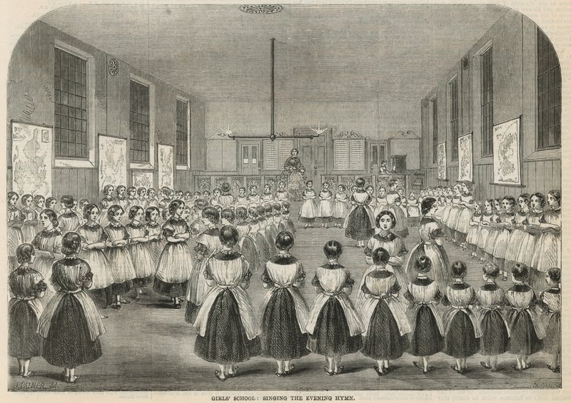 École de filles : chant de l