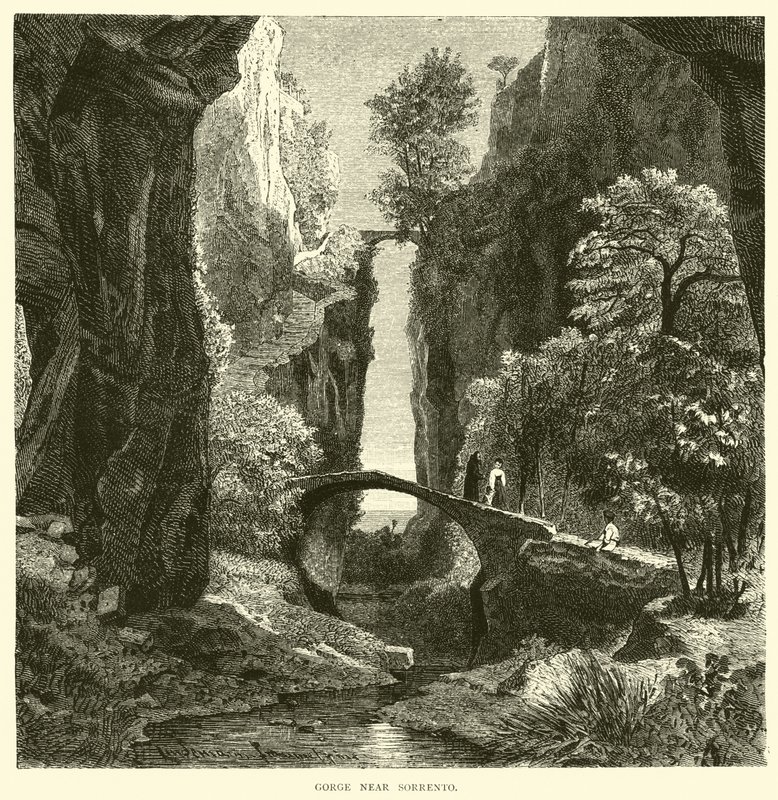 Gorge près de Sorrente - English School