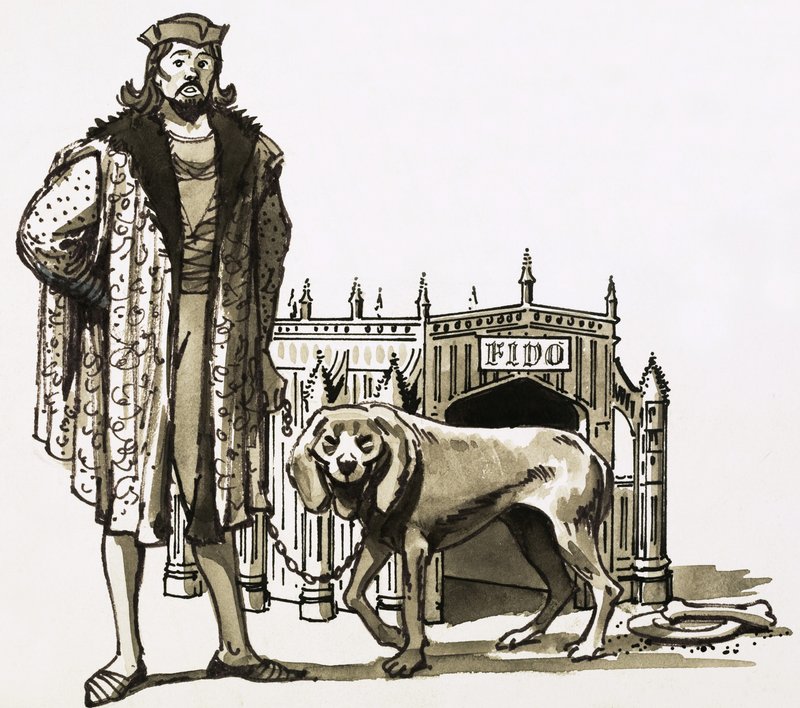 Niche gothique pour chien - English School