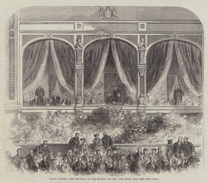 Grand Concert Samedi Dernier au Crystal Palace, la Loge Royale - English School