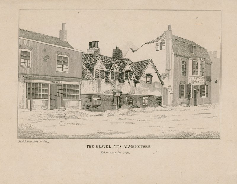 Gravel Pit Alms Houses, Notting Hill Gate, Londres - English School