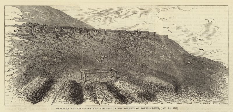 Tombes des dix-sept hommes tombés lors de la défense de Rorke