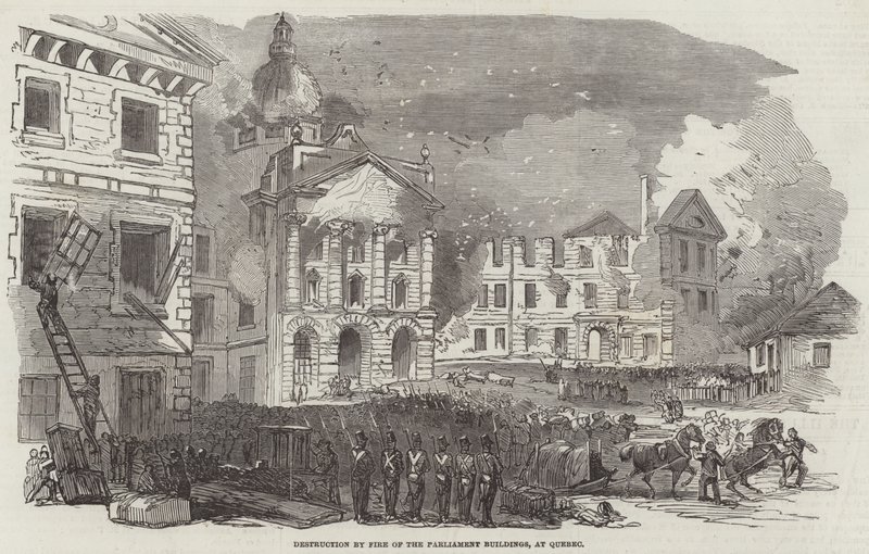 Grand incendie à Québec - English School
