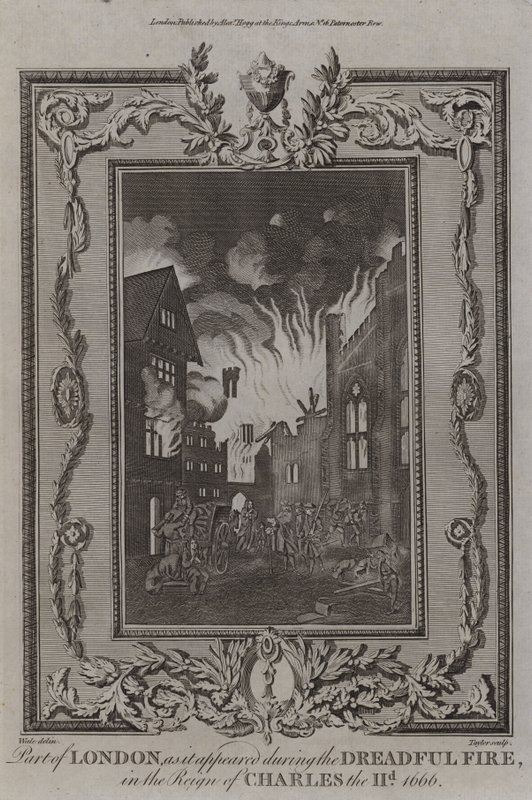 Grand incendie de Londres, 1666 - English School