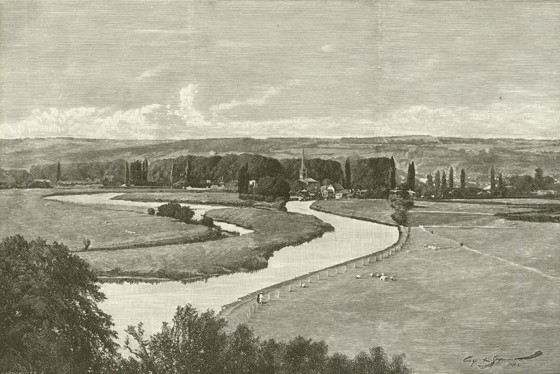 Great Marlow, depuis Quarry Woods - English School