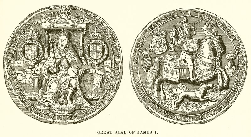 Grand sceau de Jacques I - English School