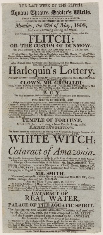 Grimaldi au théâtre aquatique - English School