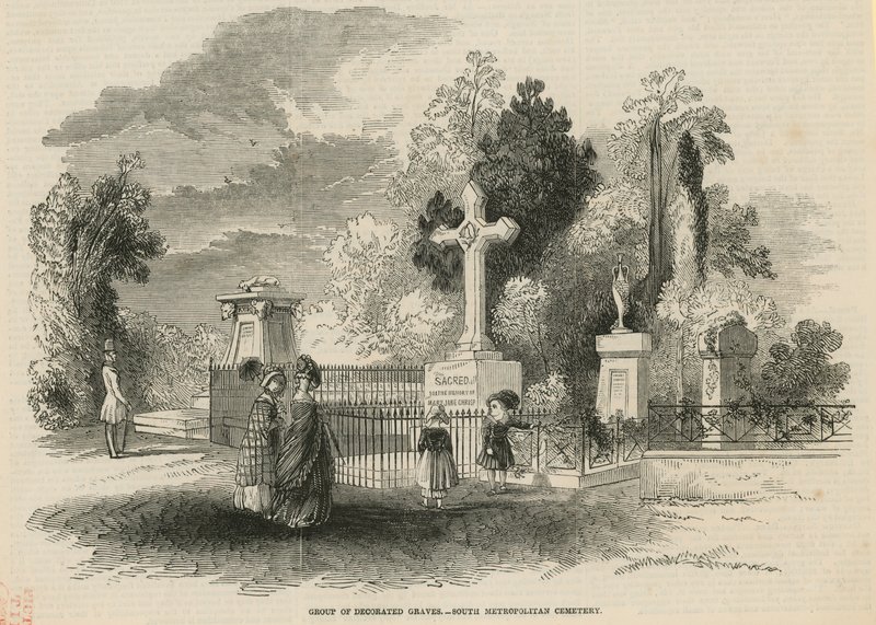 Groupe de tombes décorées - English School