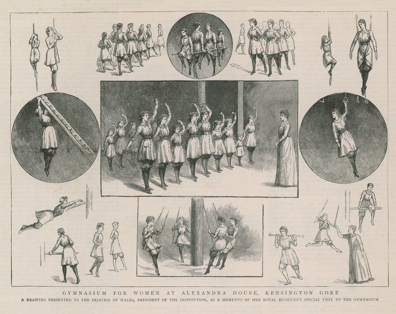 Gymnase pour femmes à Alexandra House - English School