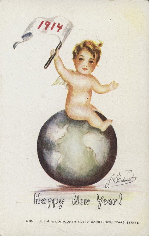 Carte de Bonne Année, 1914 - English School