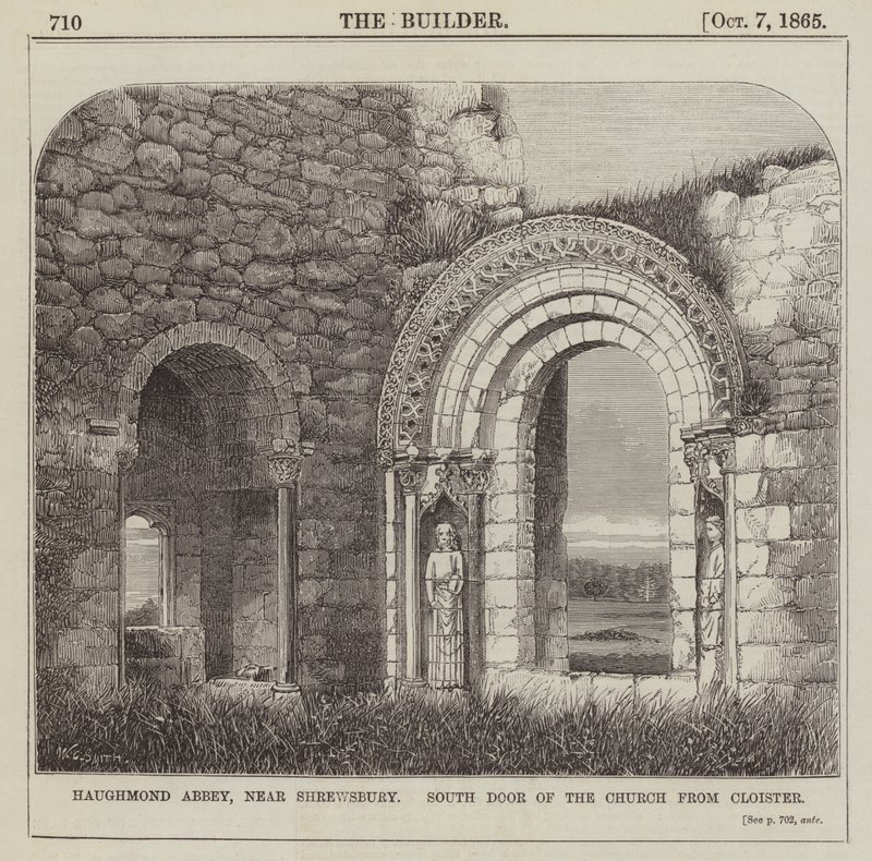 Abbaye de Haughmond, près de Shrewsbury, Porte Sud de l