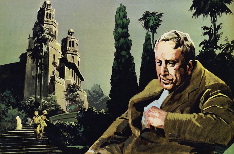 Hearst a construit une maison massive et extravagante à San Simeon - English School