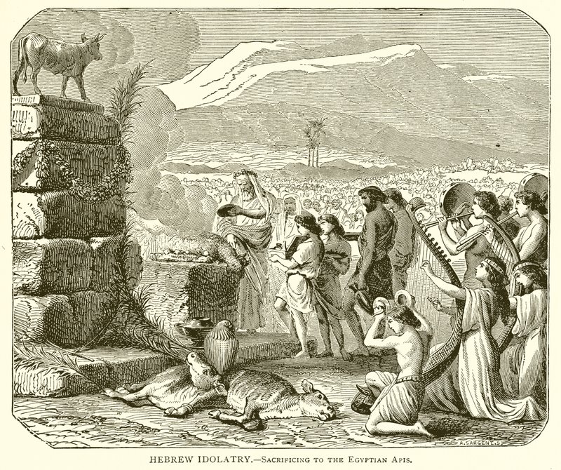 Idolâtrie hébraïque.--Sacrifice à l