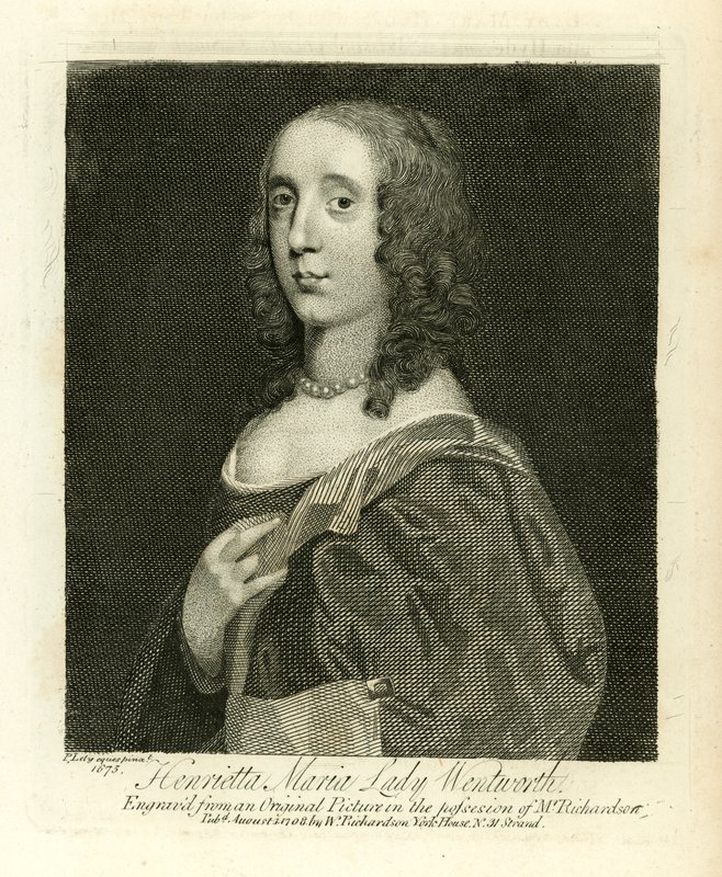 Henrietta Maria, Lady Wentworth - English School