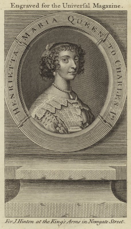 Henriette Marie, Reine de Charles I - English School