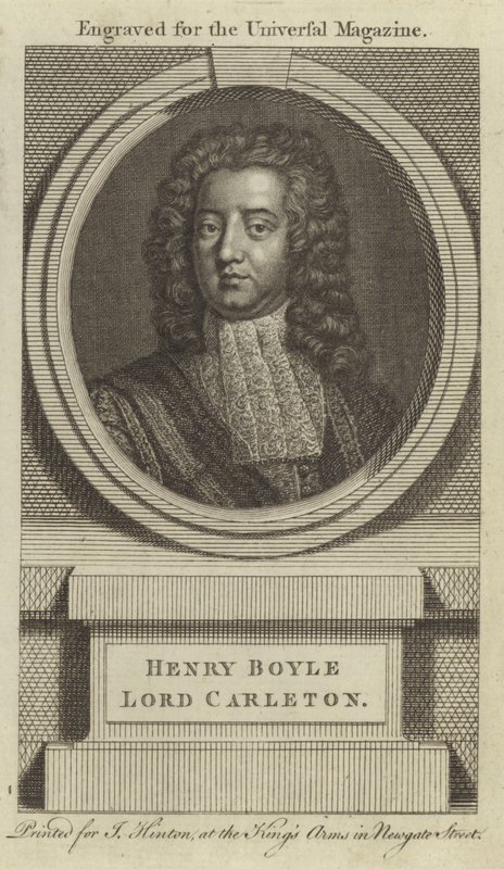 Henry Boyle, Lord Carleton - English School