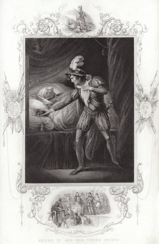 Henri IV et le jeune prince - English School