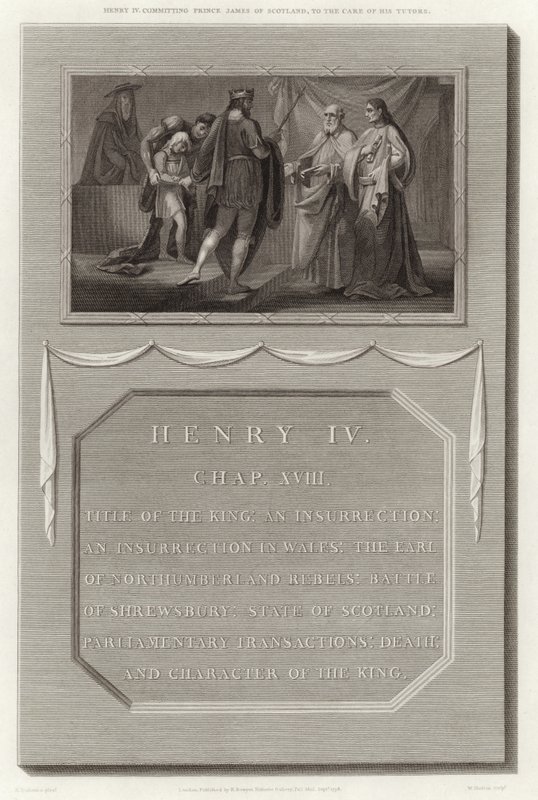 Henri IV confiant le prince James d