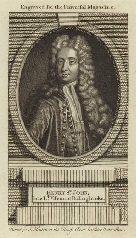 Henry St John, feu Lord vicomte Bolingbroke - English School