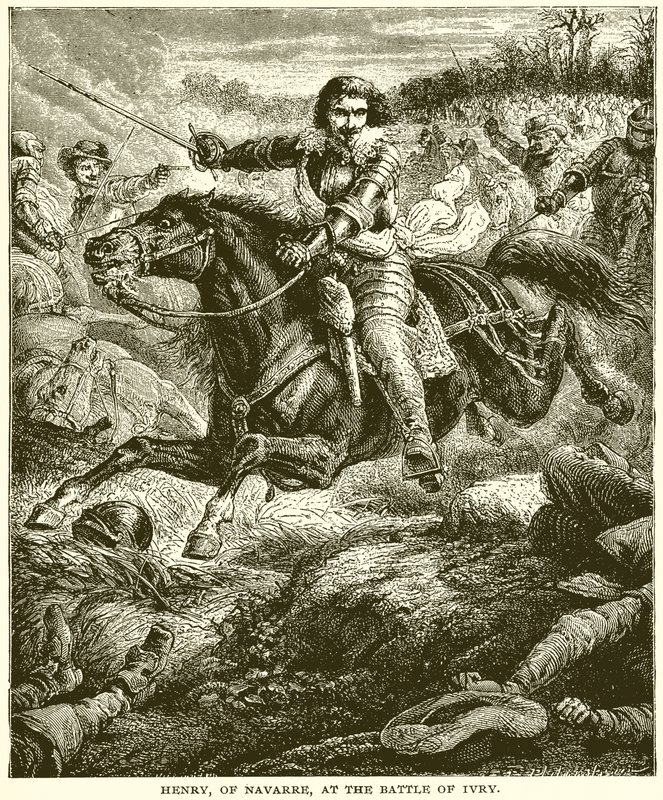 Henri de Navarre à la bataille d
