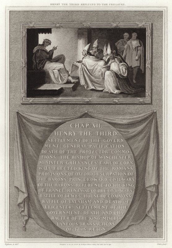 Henri III répondant aux prélats - English School