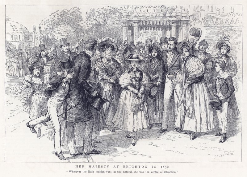 Sa Majesté à Brighton en 1832 - English School
