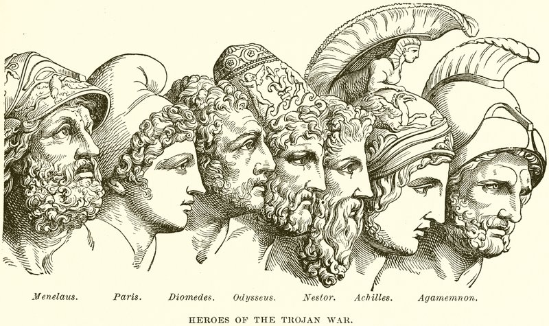 Héros de la guerre de Troie - English School