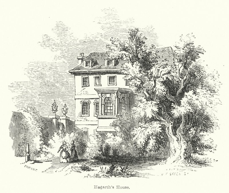 Maison de Hogarth (gravure) - English School
