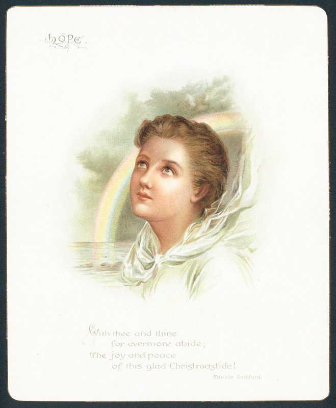 Espoir, carte de Noël - English School