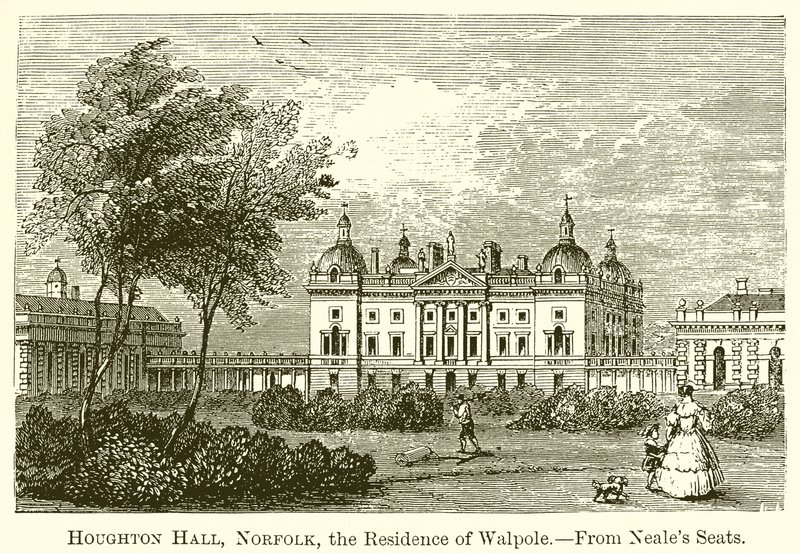 Houghton Hall, Norfolk, la résidence de Walpole - English School