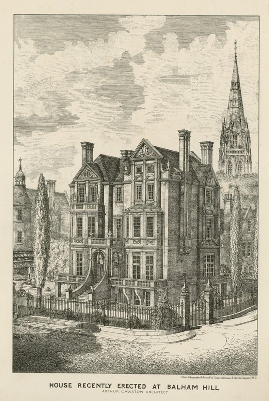 Maison récemment érigée à Balham Hill - English School
