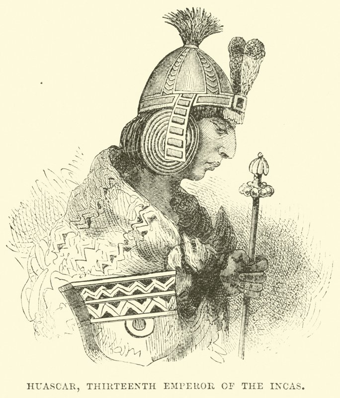 Huascar, treizième empereur des Incas - English School