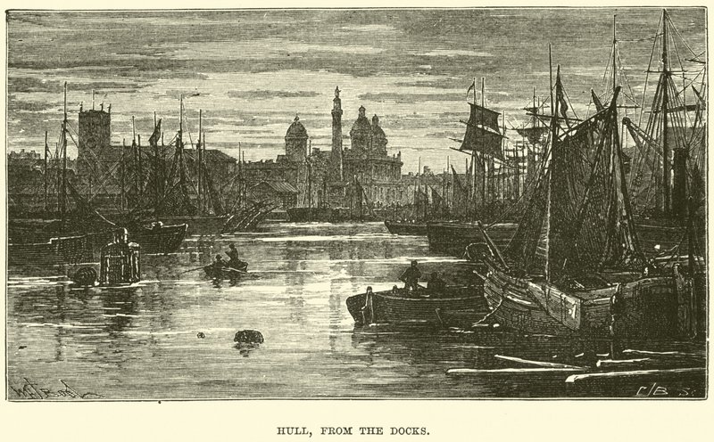 Hull, depuis les docks - English School