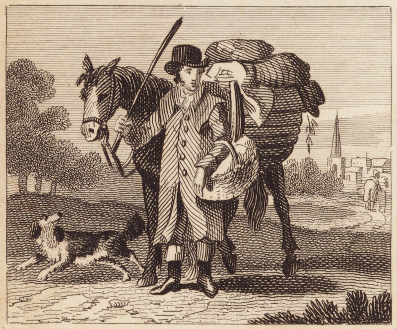 Huxter revenant du marché - English School