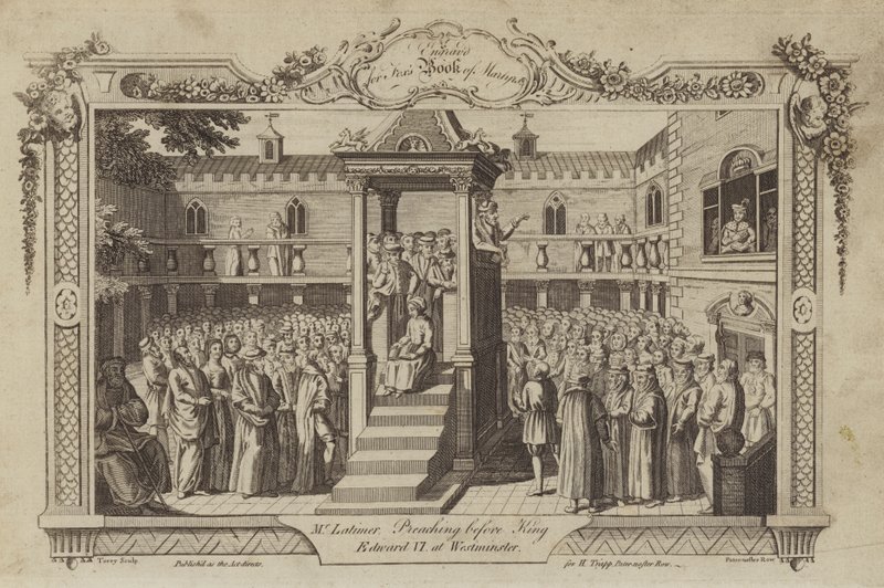 Illustration pour le Livre des martyrs de Fox - English School