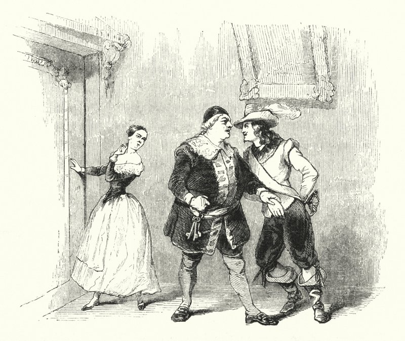Illustration pour Le Barbier de Séville de Rossini - English School