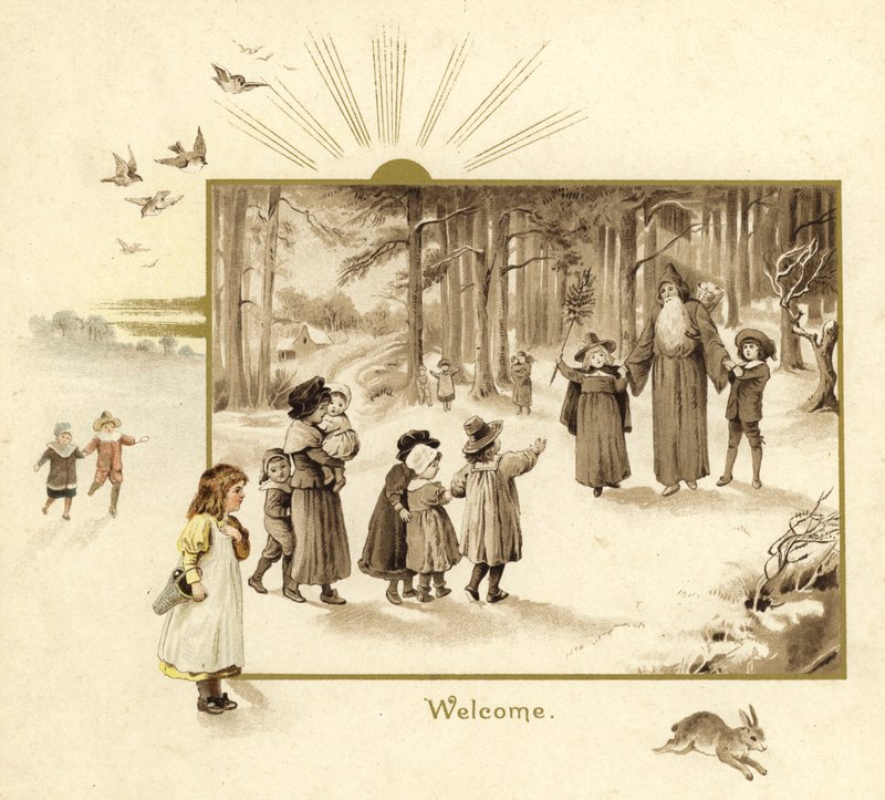 Illustration pour La Venue du Père Noël - English School