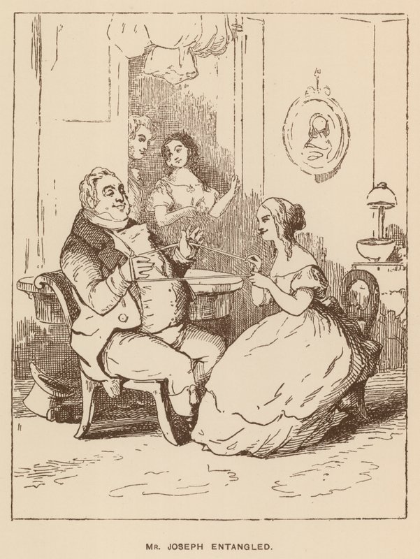Illustration pour Vanity Fair de Thackeray (lithographie) - English School