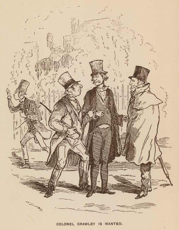Illustration pour Vanity Fair par Thackeray - English School