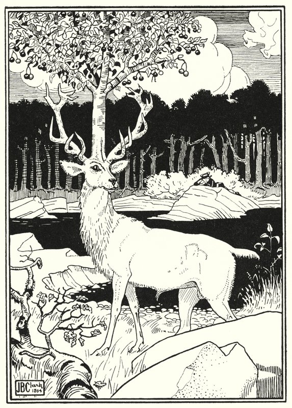 Illustration pour Les Aventures du baron de Münchhausen (gravure) - English School